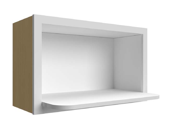 Fabuwood Onyx 30"W × 18"H Microwave Wall Cabinet - MW3018